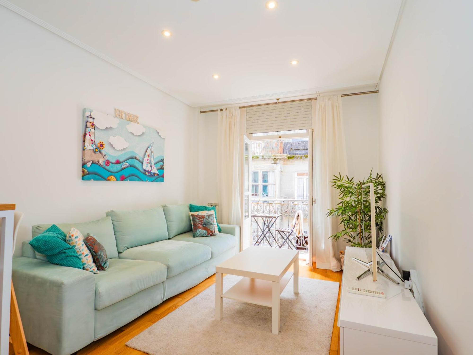 Ferienwohnung Luxury Centro De Vigo Balcony Exterior foto